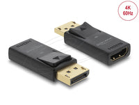 Delock Aktiver DisplayPort 1.2 zu HDMI Adapter 4K mit HDR Funktion - Adapter - Digital/Display/Video