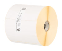 Zebra Z-Perform 1000D - Papier - permanenter Acrylklebstoff - unbeschichtet - perforiert - 101.6 x 101.6 mm 2400 Etikett(en) (16 Rolle(n)