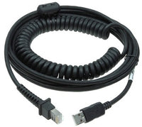 Datalogic USB-Kabel - 5 m - gewickelt - Schwarz