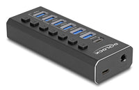 Delock Hub - 10 Gbps, 4 Schnellladeanschlüsse