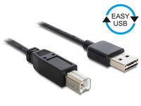 Delock Easy - USB-Kabel - USB (M) umkehrbar zu USB Typ B (M)