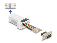 Delock Serieller Adapter - DB-9 (W) zu RJ-45 (W)