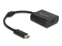 Delock USB Type-C Adapter zu HDMI DP Alt Mode 8K mit HDR Funktion schwarz - Adapter - Digital/Daten