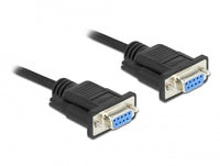 Delock Kabel seriell - DB-9 (W) zu DB-9 (W)
