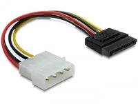 Delock Netzteil - SATA-Stromstecker (M) zu interne Stromversorgung, 4-polig (M)