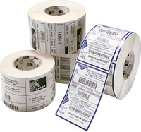 Zebra Z-Select 2000T - Matt - permanenter Acrylklebstoff - beschichtet - perforiert - weiß - 102 x 76 mm 11160 Etikett(en) (12 Rolle(n)